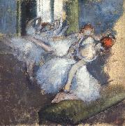 Germain Hilaire Edgard Degas Ballet Dancers oil painting